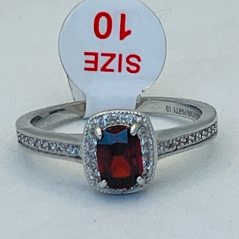 NWT RETRO RING BOMB PARTY RING RUBY RBP2155 SIZE 10 - Picture 7 of 9
